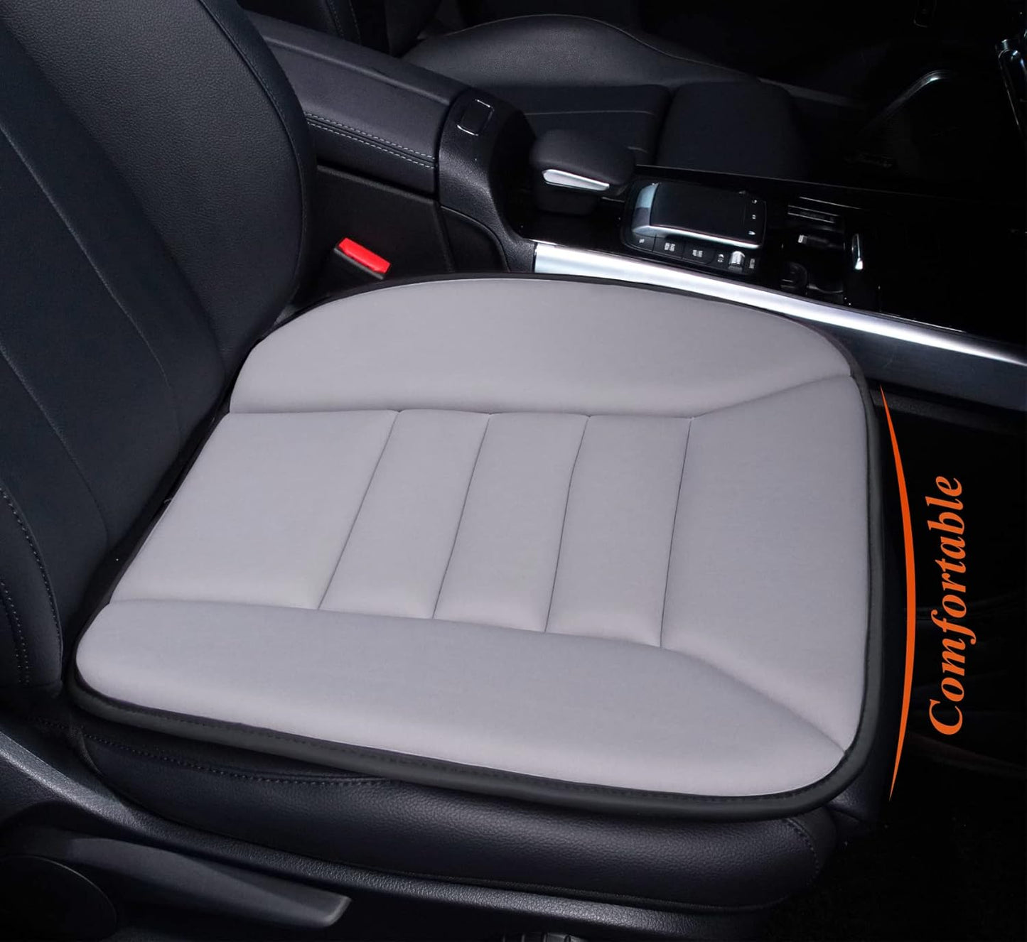 Car Seat Cushion with 1.2Inch Comfort Memory Foam, Seat Cushion for Car and Office Chair