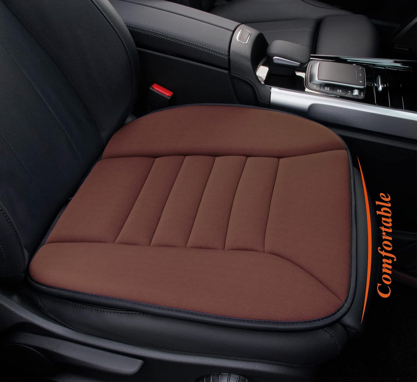 Car Seat Cushion with 1.2Inch Comfort Memory Foam, Seat Cushion for Car and Office Chair