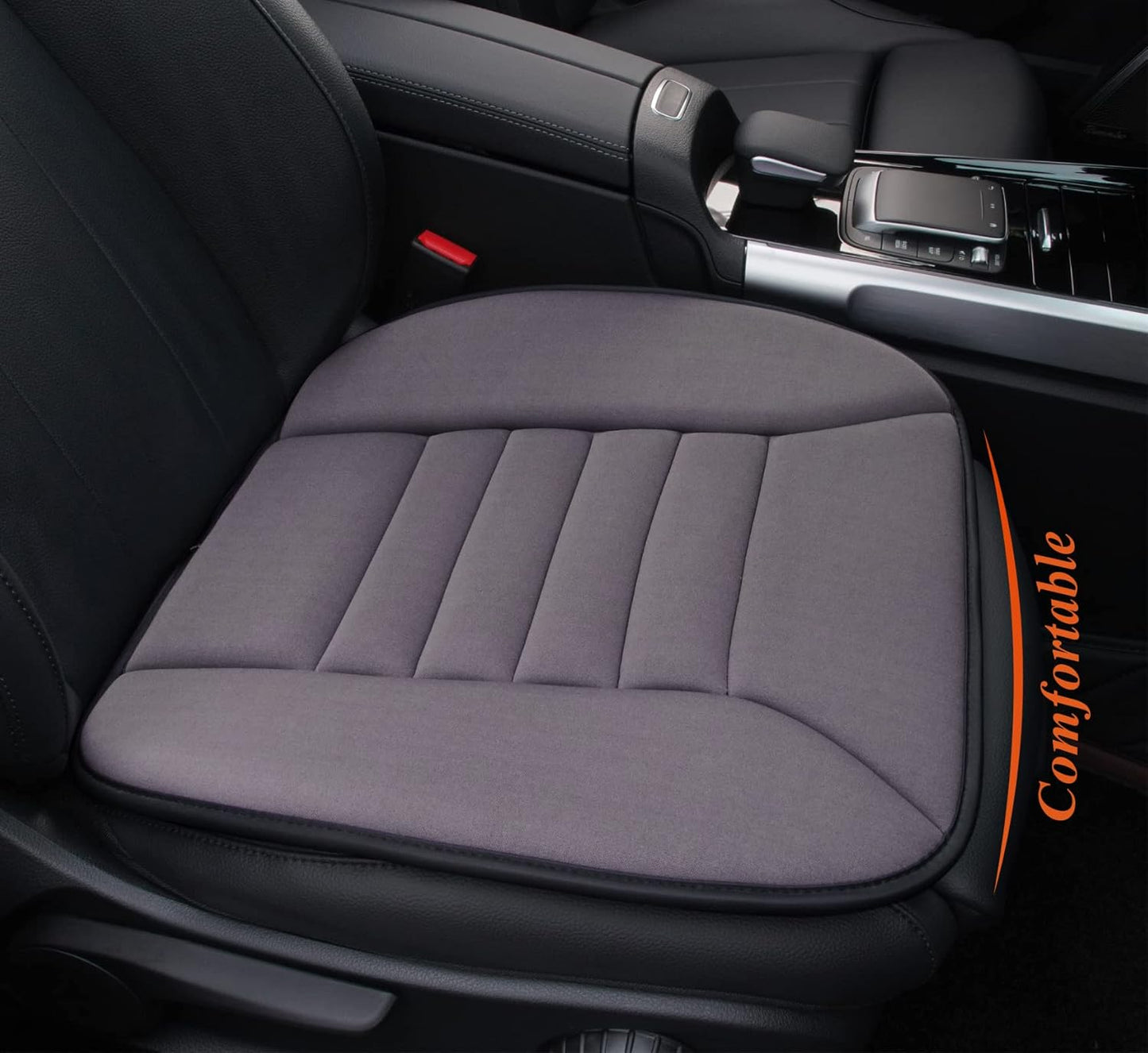 Car Seat Cushion with 1.2Inch Comfort Memory Foam, Seat Cushion for Car and Office Chair